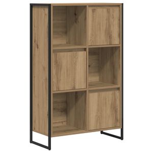 vidaXL Dulap pentru cărți Stejar artizanal 68 x 30 x 108.5 cm