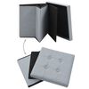 vidaXL Taburete de depozitare pliabile, 2 buc., gri deschis, textil