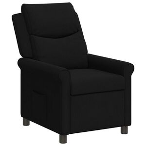 vidaXL Fotoliu recliner Negru 69 x 93 x 102 cm Țesătură