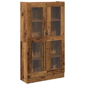 vidaXL Dulap &icirc;nalt, lemn vechi, 82,5x30,5x150 cm, lemn prelucrat
