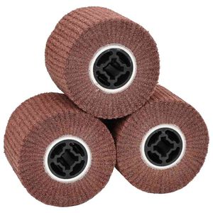 vidaXL Role de șlefuire 3 buc. Maro 12 x 12 x 10 cm Fibra sintetică