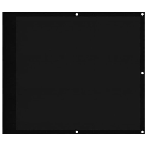 vidaXL Paravan de balcon, negru, 90x700 cm, 100% poliester oxford