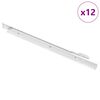 vidaXL Glisieră de sertar 12 pcs Alb 400 mm Oțel