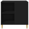 vidaXL Casa pentru pisici Negru 72 x 42.5 x 70 cm Lemn compozit