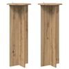 vidaXL Suport pentru plante 2 buc. Stejar Artizanal &Oslash;40 x 100 cm