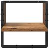 vidaXL Set rafturi de perete cu raft 4 pcs Lemn Vechi 65 x 25 x 30 cm