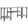 vidaXL Comodă TV, gri sonoma, 102x35x45,5 cm, lemn prelucrat