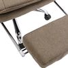 vidaXL Scaun de birou, gri taupe, material textil