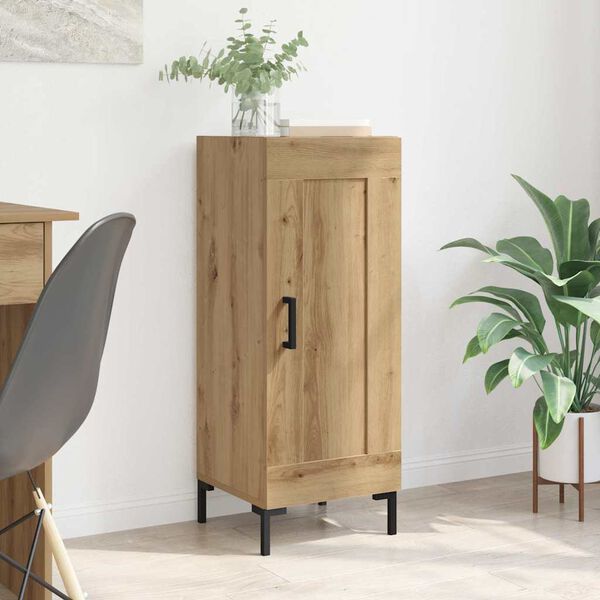 vidaXL Bufet Olden Stejar Artizanal 34,5 x 34 x 90 cm