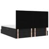 vidaXL Pat cu storage cu saltea Negru 180 x 200 cm Catifea
