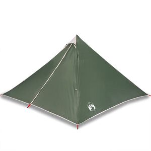 vidaXL Cort de familie tipi pentru 7 persoane, verde, impermeabil