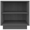 vidaXL Noptiere, 2 buc., gri, 40x34x40 cm, lemn masiv de pin