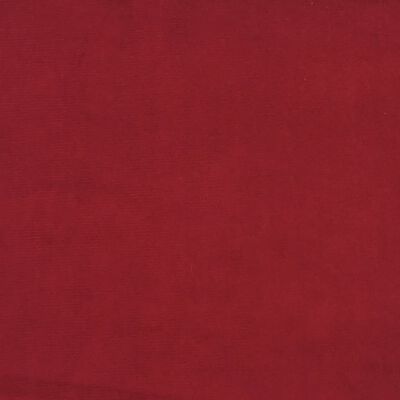 vidaXL Scaun de sufragerie, roșu vin, catifea