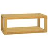vidaXL Dulap de baie suspendat, 90x45x35 cm, lemn masiv de tec