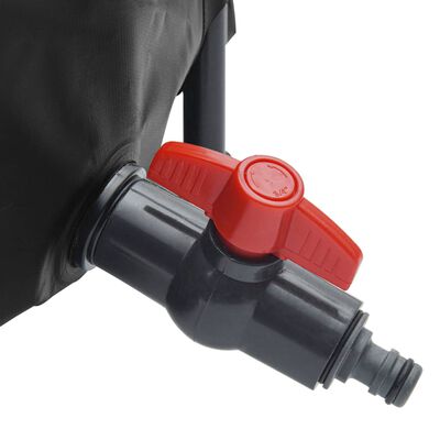 vidaXL Rezervor de apă cu robinet, pliabil, 1250 L, PVC