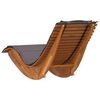 vidaXL Șezlong 2 pcs Maro 60 x 154 x 74cm Lemn masiv de acacia