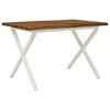 vidaXL Masa de dining cu margine vie 90 x 55 x 75 cm