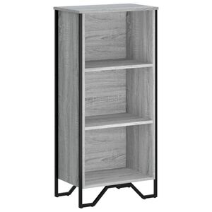 vidaXL Bibliotecă, gri sonoma, 50x31x106 cm, lemn prelucrat
