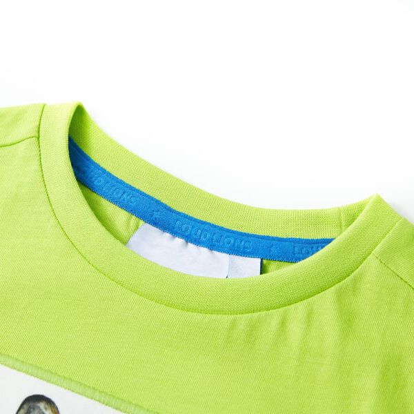 Tricou pentru copii cu m&acirc;neci scurte, lime, 104