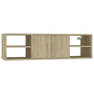 vidaXL Raft de perete, stejar sonoma, 102x30x29 cm, lemn prelucrat