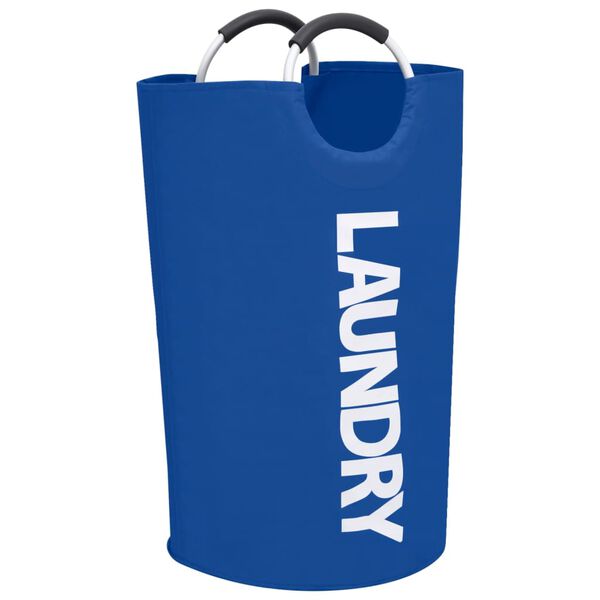 vidaXL Coș de sortare rufe, albastru
