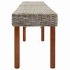 vidaXL bancă natural 160 x 35 x 45 cm Lemn de mango solid