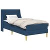 vidaXL Cadru de pat cu saltea cu headboard Poliester