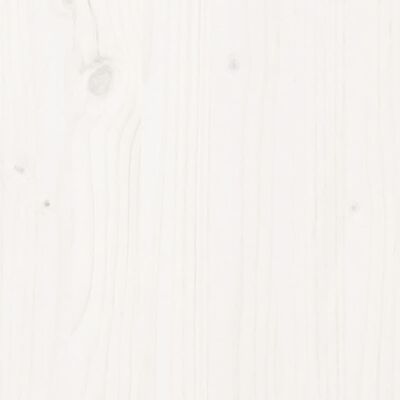 vidaXL Pat de zi cu extensie, alb, 80x200 cm, lemn masiv de pin