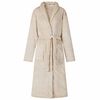 vidaXL Robe fără glugă Bej xxxl Flanelă