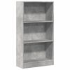 vidaXL Bibliotecă, gri beton, 60x24x109 cm, lemn prelucrat
