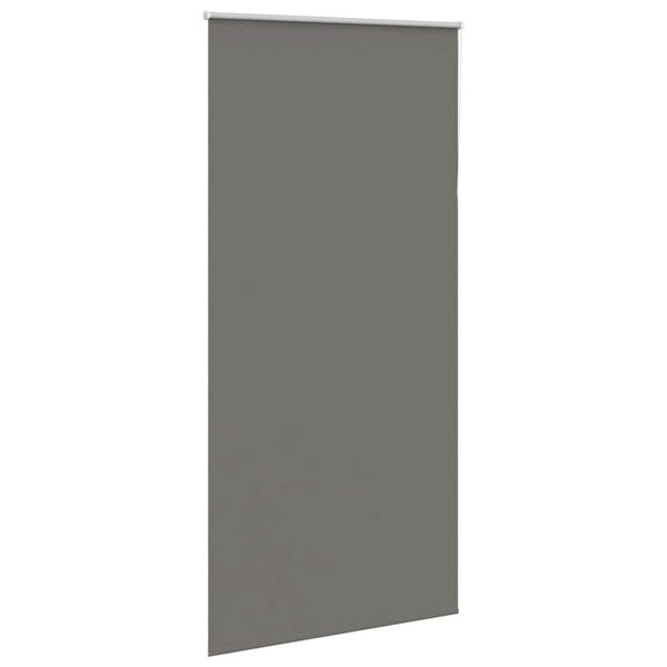 vidaXL Jaluzea cu role opace gri 100x230 cm lățime țesătură 95,7 cm