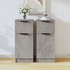 vidaXL Dulapuri, 2 buc., gri beton, 30x30x70 cm, lemn compozit