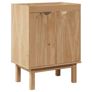 vidaXL Dulap pentru chiuvetă de baie &bdquo;OTTA&rdquo; 59x40x80 cm lemn masiv pin
