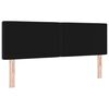 vidaXL Tăblie cap cu headboard Negru 160 cm Piele artificială