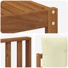 vidaXL Set de canapele de exterior cu pernă 8 pcs Natural și Crem