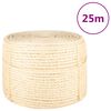 vidaXL Frânghie, 25 m, sisal 100%, 10 mm
