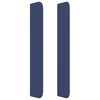 vidaXL Tăblie de pat cu aripioare, albastru, 103x16x118/128 cm, textil