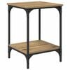 vidaXL Masă de cafea Stejar Artizanal 40 x 40 x 55 cm Lemn prelucrat