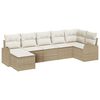 vidaXL Set de canapele pentru grădină 7 buc. Bej