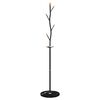 vidaXL Cuier de haine, negru, 177 cm, fier vopsit electrostatic