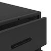 vidaXL Dulap cu sertare, negru, 70x41x70 cm, lemn compozit
