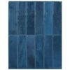 vidaXL Plăci dreptunghiulare 10 pcs albastru 29 x 23 x 0,08 cm