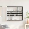 vidaXL Raft de perete, stejar negru, 90x16x78 cm, lemn prelucrat