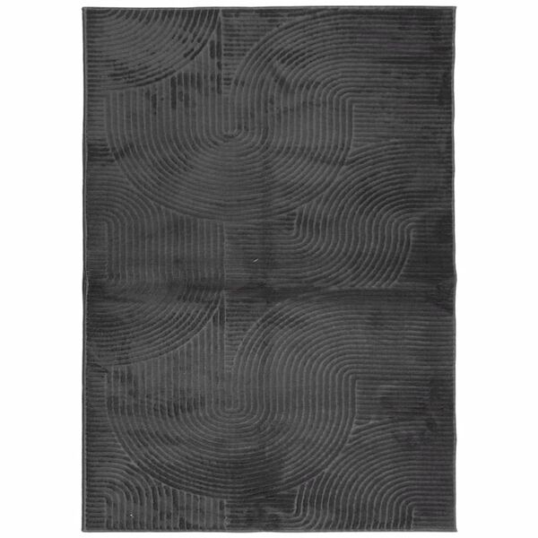 vidaXL Covor IZA aspect scandinav cu fire scurte, antracit,240x340cm