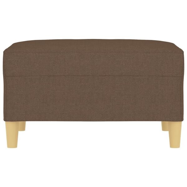 vidaXL Taburet, maro, 70x55x41 cm, material textil