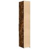 vidaXL Dulap înalt, stejar fumuriu, 30x42,5x185 cm, lemn prelucrat