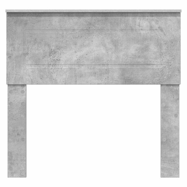 vidaXL Tăblie cap Gri din beton 90 cm Lemn compozit