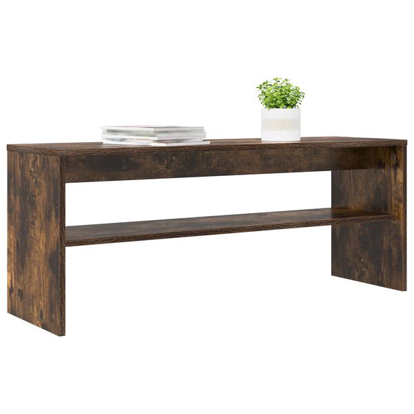 vidaXL Cabinet TV Stejar fumuriu 100 x 30 x 40 cm Lemn compozit