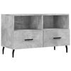 vidaXL Comodă TV, gri beton, 80x36x50 cm, lemn compozit