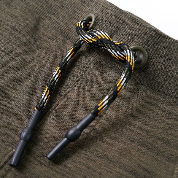 Pantaloni de trening pentru copii, kaki închis melanj, 104